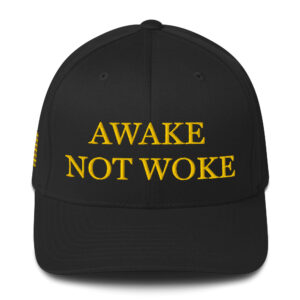 Dark MAGA - "Awake Not Woke" Baseball Cap