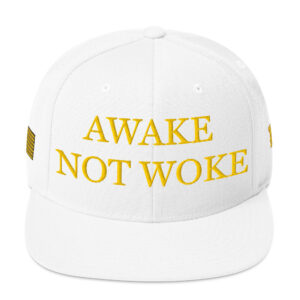 Light MAGA - "Awake Not Woke" Snapback Hat