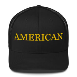 Dark MAGA - "American" Trucker Hat