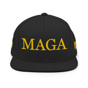 Dark MAGA - "MAGA" Snapback Hat