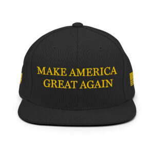 Dark MAGA - "Make America Great Again" Snapback Hat