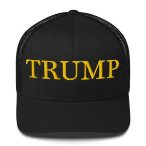 Dark MAGA - "Trump" Trucker Hat