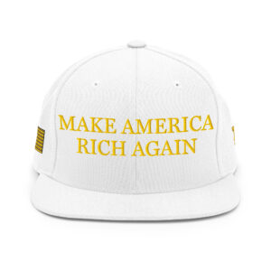 Light MAGA - "Make America Rich Again" Snapback Hat
